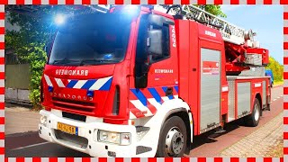 Brandweer filmpjes 🚒 Brandweerautos en brandweer kinderfilmpjes 🔥 [upl. by Idissac]