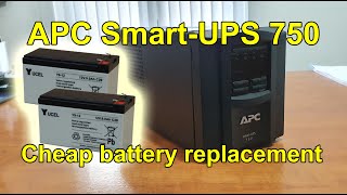 Cheap battery replacement for APC SmartUPS 750 [upl. by Anialeh]