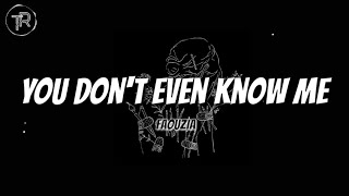 Faouzia  You Dont Even Know Me Stripped Lyrics [upl. by Ettevram]