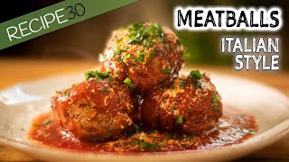 Secret to Juicy Italian Style Meatballs [upl. by Ydaf]