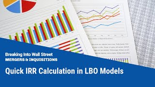 Quick IRR Calculation in LBO Models [upl. by Noellyn]