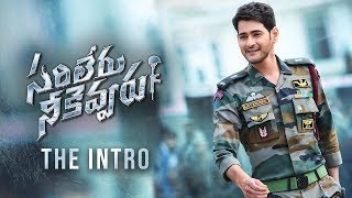 Sarileru Neekevvaru THE INTRO  Super Star Mahesh Babu  Anil Ravipudi  DSP [upl. by Aillimac]