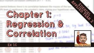 Regression amp Correlation 4 • Hypothesis Tests • Stats2 Ex1C • 🎲 [upl. by Nurse]