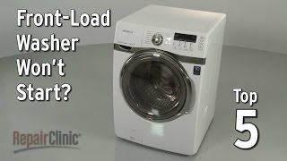 Washer Won’t Start — Washing Machine Troubleshooting [upl. by Gui]