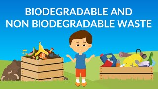 Biodegradable and NonBiodegradable waste  Waste Management  How to Recycle Waste [upl. by Khalsa]