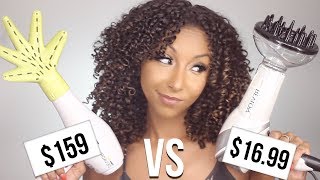 DIFFUSER BATTLE DevaDryer vs Revlon Is it worth it  BiancaReneeToday [upl. by Neveda]