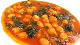 Garbanzos con Espinacas [upl. by Ylrebmi]