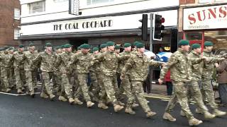 40 Commando Royal Marines Parade at Taunton 17th November 2010 [upl. by Nalat]