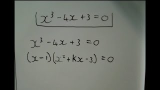 Factorising cubic functions The kx method [upl. by Malkin]