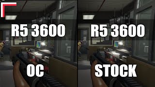 AMD Ryzen 5 3600 OC vs AMD Ryzen 5 3600 Stock — Test in 8 Games 1080p 1440p [upl. by Fazeli142]