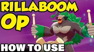 RILLABOOM OP How To Use Rillaboom In Pokemon Sword and Shield  Rillaboom Moveset Guide [upl. by Anirahs]