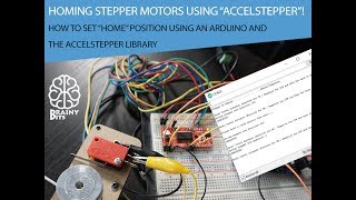 Arduino  Homing Stepper Motors using the AccelStepper Library  Tutorial [upl. by Tristis]