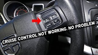 WHY CRUISE CONTROL DOES NOT WORK CRUISE CONTROL FIX [upl. by Tomasine]