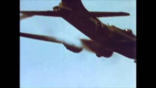 B17 Flying Fortress Attacked by Me109s [upl. by Posehn]