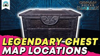 All Legendary Chest Locations  Guide  Conan Exiles Isle of Siptah [upl. by Terrijo455]