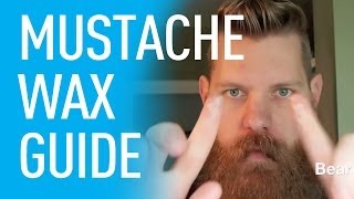 How To Apply Mustache Wax Natural Style  Eric Bandholz [upl. by Oulman]