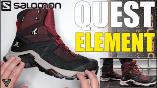 Salomon Quest Element GTX Review BRAND NEW Salomon Hiking Boots Review [upl. by Nos]