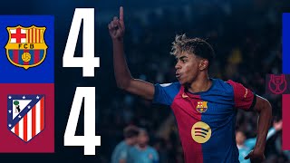 HIGHLIGHTS  FC BARCELONA 4 vs 4 ATLETICO MADRID  COPA DEL REY 2425 WITH COMMENTARY [upl. by Vachil]