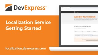 DevExpress Localization Getting Started [upl. by Relyhs]