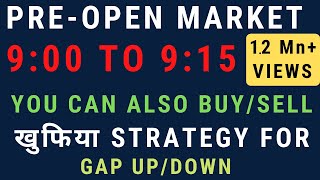 What is Pre Opening Session in Stock Market  How to trade in Pre Open Market [upl. by Constantina204]