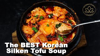 The BEST Korean Silken Tofu Soup  Authentic Korean Tofu Soup Recipe [upl. by Mcarthur]