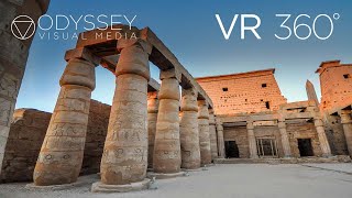 Luxor Ruins Egypt Virtual Tour  VR 360° Travel Experience [upl. by Marylin]