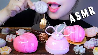 ASMR BÁNH KEM PHÁP PHẦN 3 VÀ KẼO SÁP  FRENCH CAKES PART 03 AND WAX CANDY EATING SOUNDS  LINHASMR [upl. by Adnala]