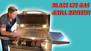 Blaze 32 Inch 4 burner LTE Gas Grill Product Review BEST GRILL [upl. by Sivehc]