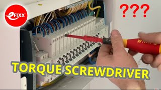 Do you need to use a TORQUE SCREWDRIVER when wiring consumer units [upl. by Eissahc749]