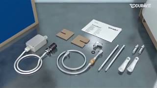 Duravit SensoWash Slim Montage Video How to install [upl. by Kowtko]