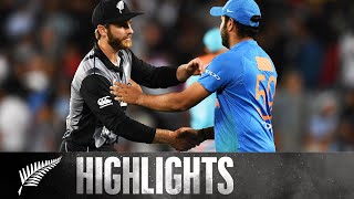 India Level Series 50 for Sharma  HIGHLIGHTS  2nd T20I  BLACKCAPS v India 2019 [upl. by Irod221]