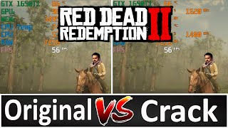 Original vs Crack  Red Dead Redemption 2 🔥 [upl. by Nnaeiluj]