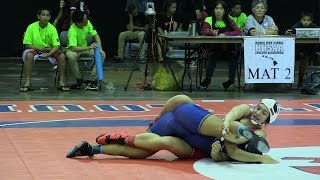 2016 HHSAA wrestling Girls 145 final [upl. by Lytsyrk755]