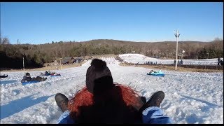 We Went Snowtubing At Camelback Mountain  Poconos PA [upl. by Steep]