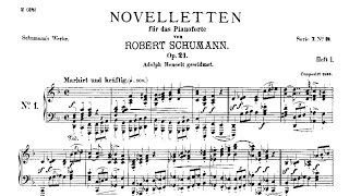 Robert Schumann 8 Noveletten Op 21 1838 [upl. by Nodnab326]