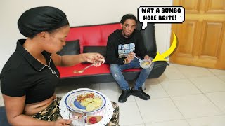 Giving My Boyfriend A Baby Plate For Dinner epic reaction [upl. by Paik]