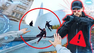 CHASED BY SECRET AGENTS Parkour POV Escape [upl. by Imoian107]