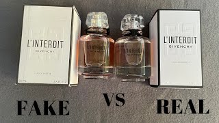 Fake vs Real Givenchy LInterdit Perfume 80 ML Eau De Parfum [upl. by Elbert182]