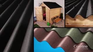 How to Install Coroline Corrugated Bitumen Roofing Sheets [upl. by Notfa]