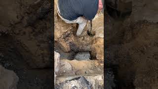 Repairing an Underground Drainage Pipe [upl. by Yanrahs]