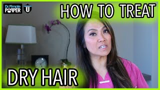 HOW TO TREAT DRY HAIR  WITH DR SANDRA LEE [upl. by Leach]