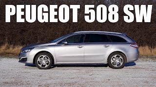 ENG Peugeot 508 SW 2015  Test Drive and Review [upl. by Herzig]