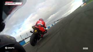 ONBOARD 2022 Bennetts BSB  RD10  Donington Park GP  Race 3 [upl. by Retsev]