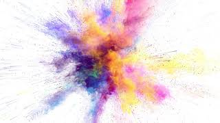 4K Color Explosion on WHITE Background [upl. by Crosley]