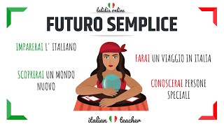 FUTURO SEMPLICE  Italian Verbs  Italian for Beginners [upl. by Duff662]