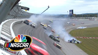 Alex Bowman spins out causing wreck in Cup Series playoff race at Talladega  Motorsports on NBC [upl. by Shari]