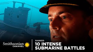 10 Intense Submarine Battles 💥 Hell Below  Smithsonian Channel [upl. by Neelyam]