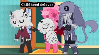 Childhood SeleverSarv x RuvFNFGacha Cluboriginal [upl. by Adlog]