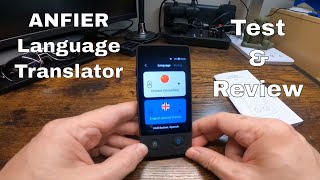 ANFIER Language Translator Review [upl. by Doubler699]