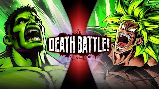 Hulk VS Broly Marvel VS Dragon Ball  DEATH BATTLE [upl. by Daniele]